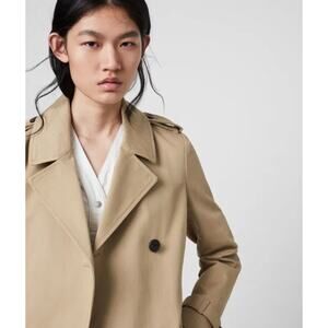 NWOT All Saints Chiara Trench Coat - L